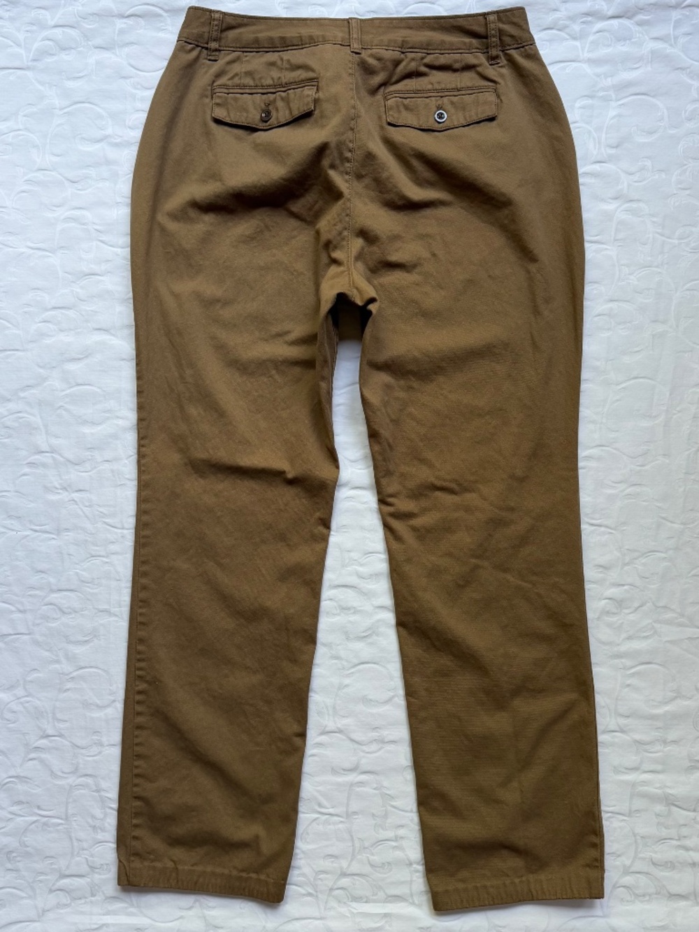 Women’s Eddie Bauer and Dockers Pants Brown Blue Sz 14 Bundle - Picture 4 of 8